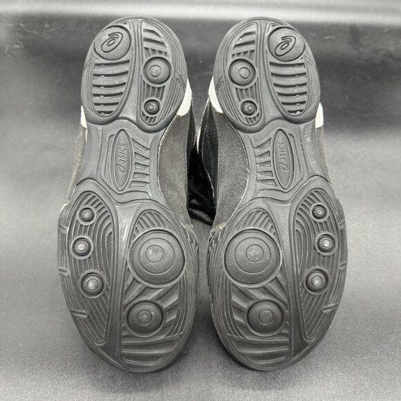 ASICS Matflex 6 Wrestling Shoes Black White Size 5 Great Condition - Picture 7 of 8